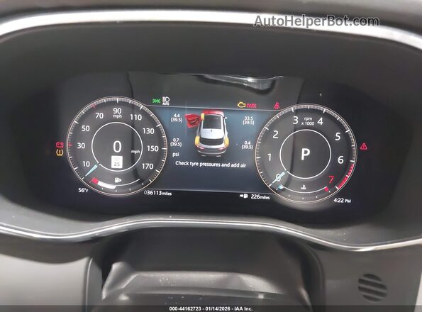 SADCJ2EX4PA708210 2023 JAGUAR F-PACE Черный Вид задних сидений