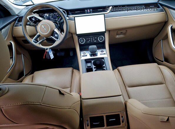 SADCJ2EX5PA707275 2023 JAGUAR F-PACE Blue Widok deski rozdzielczej