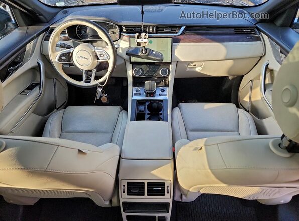 SADCJ2EX6NA698776 2022 JAGUAR F-PACE Черный Вид панели приборов