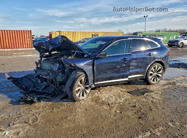 SADCJ2EX8NA699993 2022 JAGUAR F-PACE Синий Передняя левая четверть