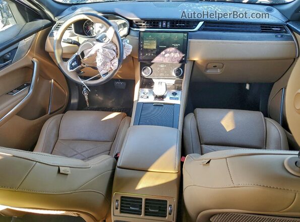 SADCJ2EX8NA699993 2022 JAGUAR F-PACE Синий Вид панели приборов