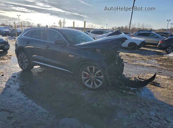 SADCJ2EX8NA699993 2022 JAGUAR F-PACE Синий Передняя правая четверть