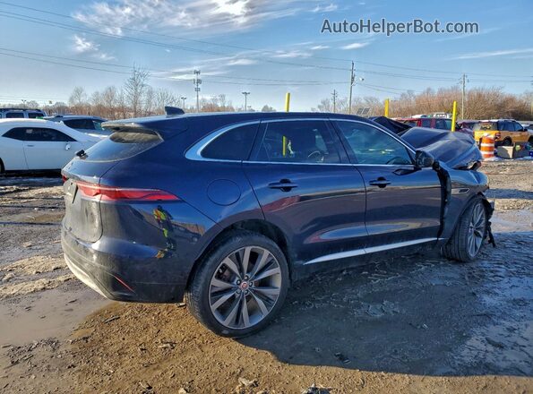 SADCJ2EX8NA699993 2022 JAGUAR F-PACE Синий Задняя правая четверть