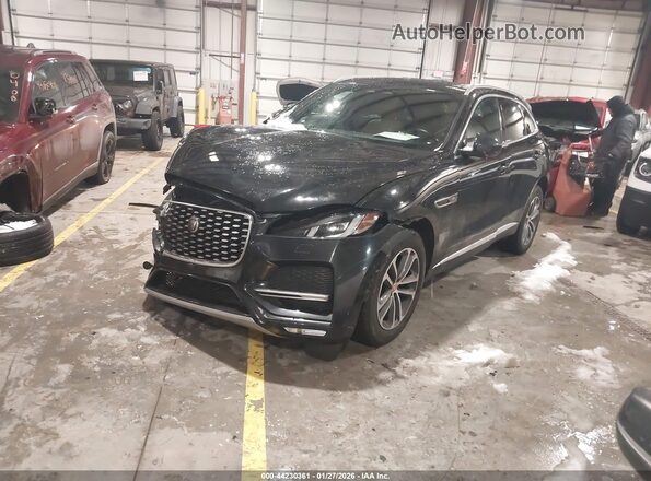 SADCJ2EXXNA701582 2022 JAGUAR F-PACE Черный Передняя левая четверть