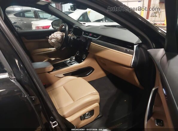 SADCJ2EXXNA701582 2022 JAGUAR F-PACE Черный Вид салона спереди