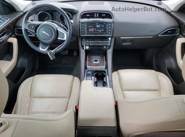 SADCK2EV3JA267219 2018 JAGUAR F-PACE White Widok deski rozdzielczej