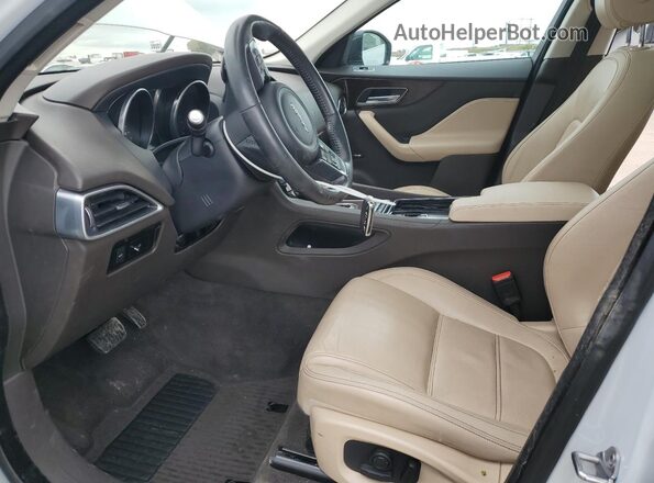 SADCK2EV3JA267219 2018 JAGUAR F-PACE White Widok wnętrza z przodu