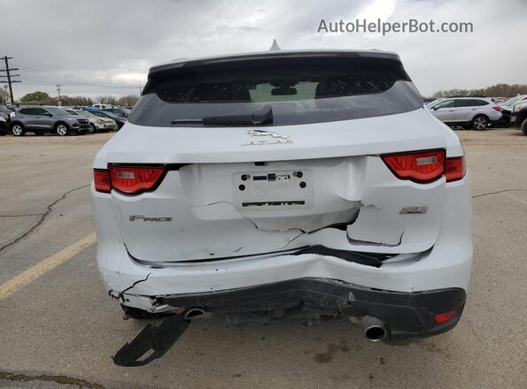 SADCK2EV3JA267219 2018 JAGUAR F-PACE White Widok z tyłu