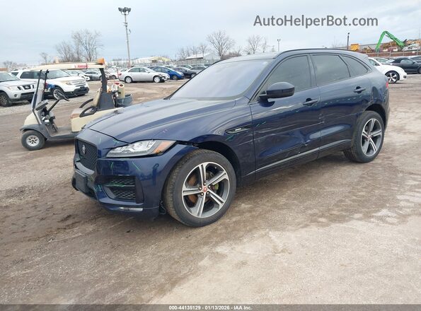 SADCL2FX3JA271459 2018 JAGUAR F-PACE Dark Blue Przód lewy
