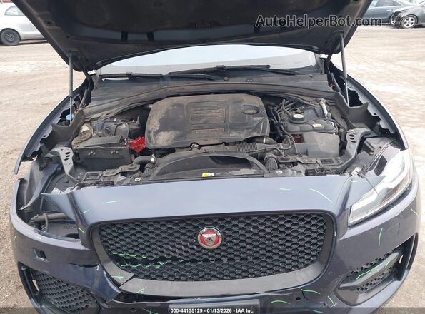 SADCL2FX3JA271459 2018 JAGUAR F-PACE Dark Blue Widok z tyłu