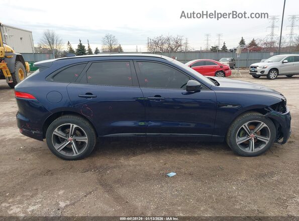 SADCL2FX3JA271459 2018 JAGUAR F-PACE Dark Blue Widok wnętrza z tyłu