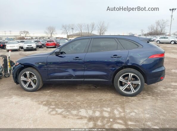 SADCL2FX3JA271459 2018 JAGUAR F-PACE Dark Blue Widok wnętrza 360 stopni
