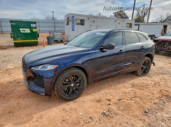 SADCT2EX1RA735152 2024 JAGUAR F-PACE Blue Front left