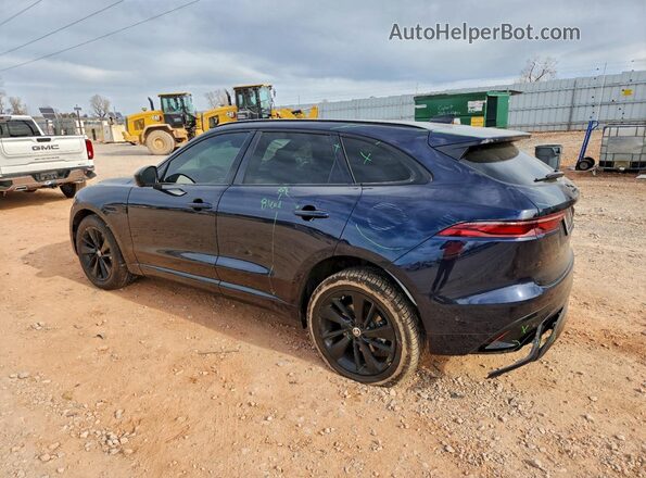 SADCT2EX1RA735152 2024 JAGUAR F-PACE Blue Rear left