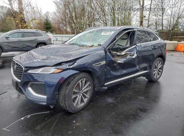 SADCT2EX4TA755421 2026 JAGUAR F-PACE Blue Vista tres cuartos delantera izquierda