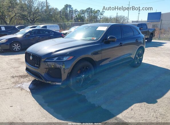 SADCT2EX8RA727422 2024 JAGUAR F-PACE Gray Przód lewy