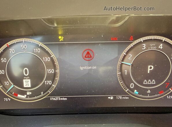 SADCT2EX8RA733642 2024 JAGUAR F-PACE Gray Vista del cuadro de instrumentos