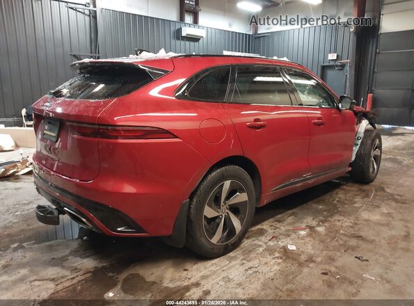 SADCT2FU0SA748548 2025 JAGUAR F-PACE Red Tył prawy