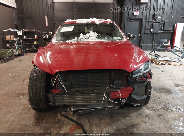 SADCT2FU0SA748548 2025 JAGUAR F-PACE Red Widok wnętrza z tyłu