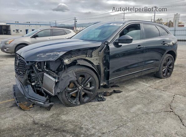 SADCT2FU3RA731771 2024 JAGUAR F-PACE Черный Передняя левая четверть