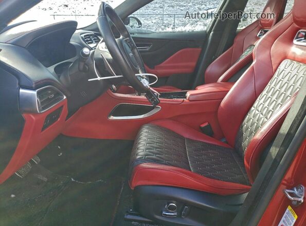 SADCZ2EE6KA607637 2019 JAGUAR F-PACE Red Widok wnętrza z przodu