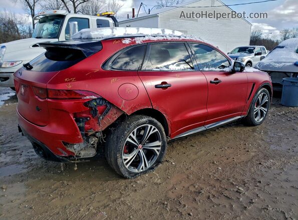 SADCZ2EE6KA607637 2019 JAGUAR F-PACE Red Tył prawy