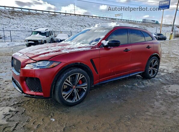 SADCZ2EE6KA607637 2019 JAGUAR F-PACE Red Przód lewy
