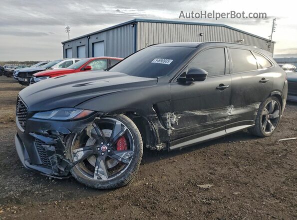 SADCZ2EE8MA676655 2021 JAGUAR F-PACE Black Передня ліва чверть