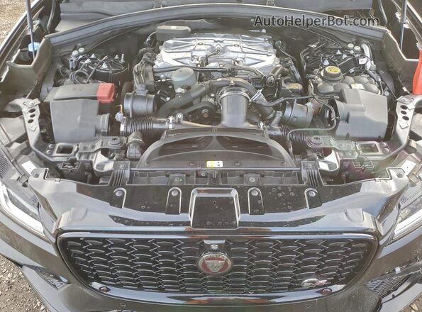 SADCZ2EE8MA676655 2021 JAGUAR F-PACE Black Вид підкапотного простору
