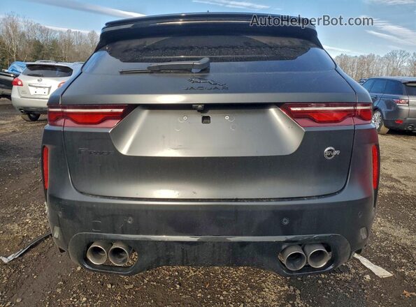 SADCZ2EE8MA676655 2021 JAGUAR F-PACE Black Вид ззаду