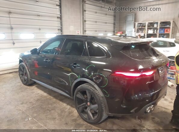 SADCZ2EEXMA682344 2021 JAGUAR F-PACE Black Trasero izquierdo