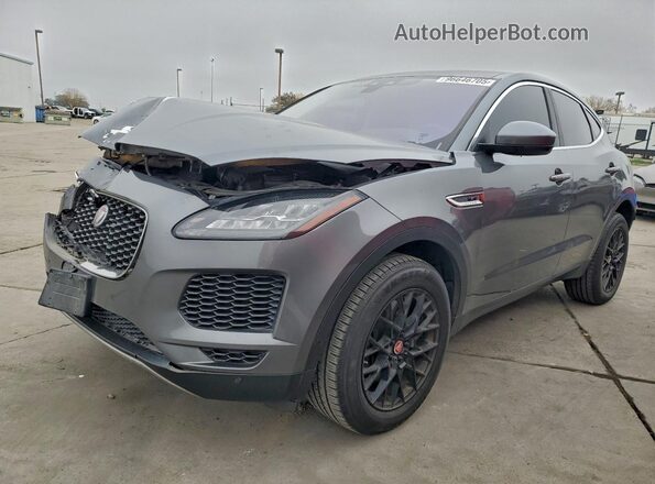 SADFJ2FX2J1Z32370 2018 JAGUAR E-PACE Серый Передняя левая четверть