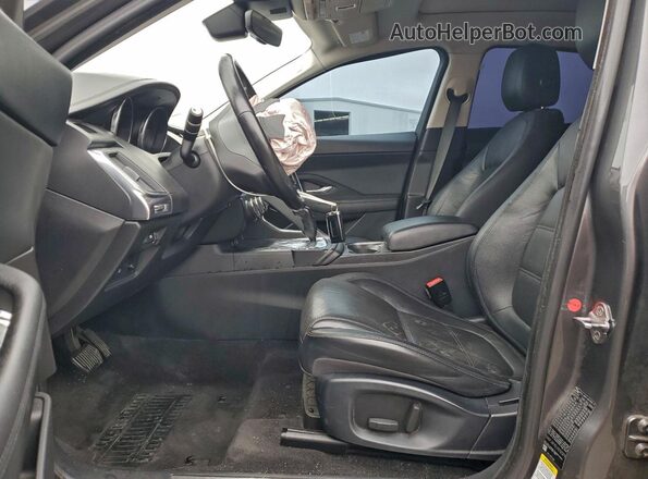 SADFJ2FX2J1Z32370 2018 JAGUAR E-PACE Серый Вид салона спереди