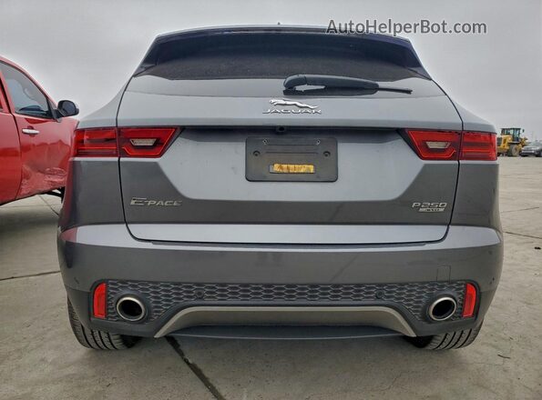 SADFJ2FX2J1Z32370 2018 JAGUAR E-PACE Серый Вид сзади