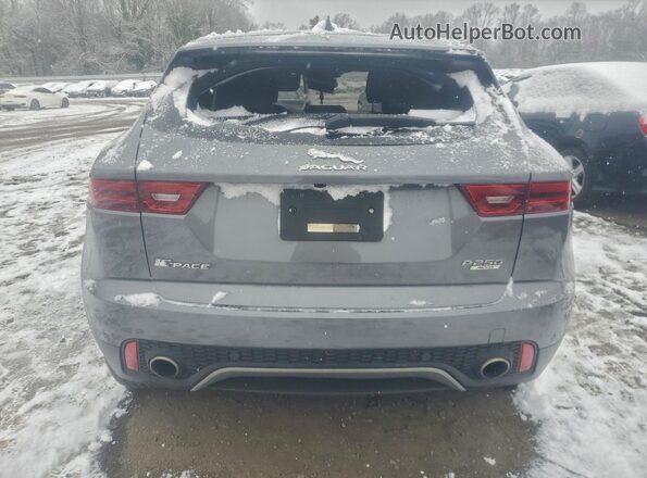 SADFJ2FX3J1Z30370 2018 JAGUAR E-PACE Серый Вид сзади