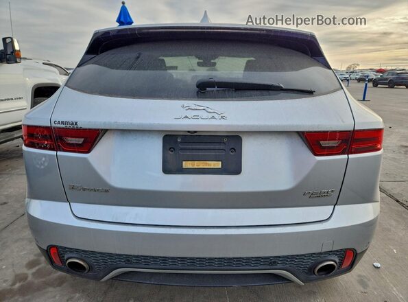 SADFJ2FX8J1Z05044 2018 JAGUAR E-PACE Silver Rear view