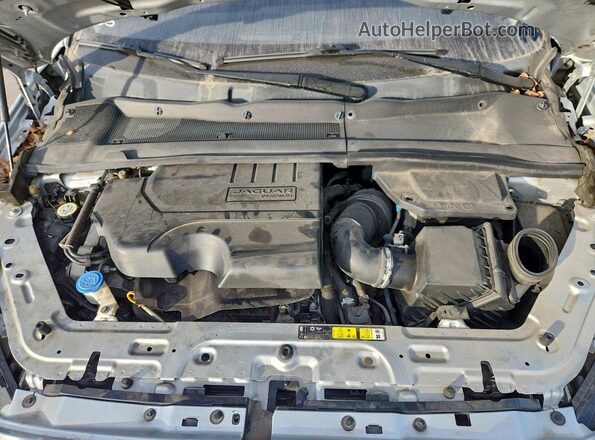 SADFJ2FX8J1Z05044 2018 JAGUAR E-PACE Silver Engine compartment view