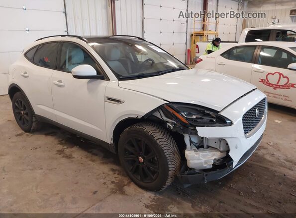 SADFJ2FX9K1Z47465 2019 JAGUAR E-PACE Белый Передняя правая четверть