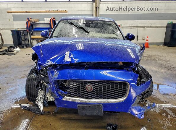 SADFP2FX0K1Z43609 2019 JAGUAR E-PACE Blue Widok z przodu