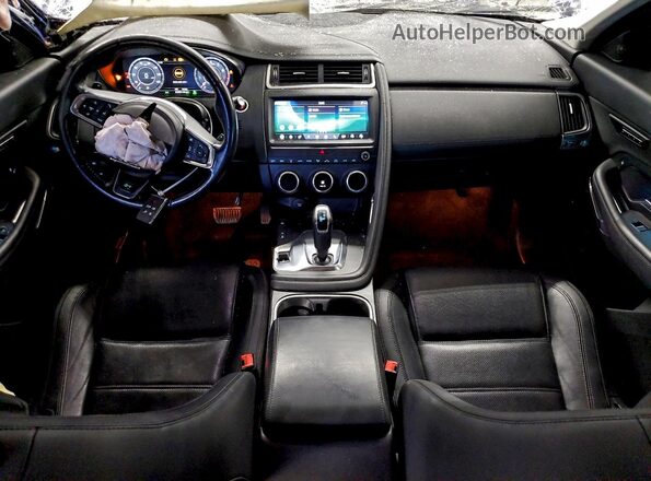 SADFP2FX0K1Z43609 2019 JAGUAR E-PACE Blue Widok deski rozdzielczej