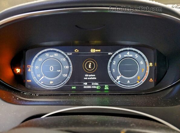 SADFP2FX0K1Z43609 2019 JAGUAR E-PACE Blue Widok zestawu wskaźników