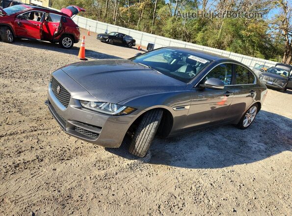 SAJAD4FX4KCP49424 2019 JAGUAR XF Gray Vista tres cuartos delantera izquierda