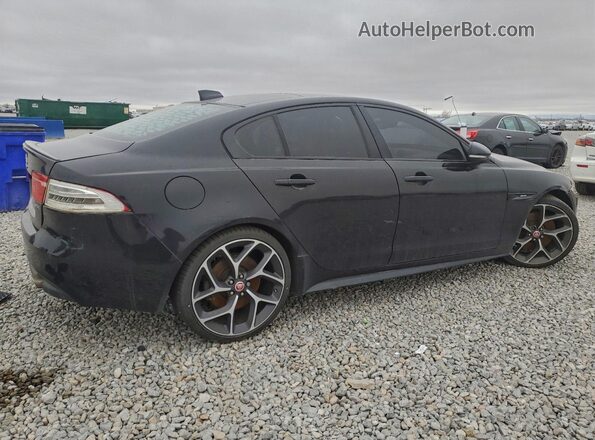 SAJAF4BV3HA961198 2017 JAGUAR XF Черный Задняя правая четверть