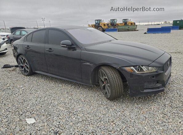 SAJAF4BV3HA961198 2017 JAGUAR XF Черный Передняя правая четверть