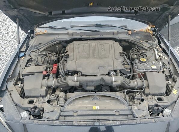 SAJAF4BV3HA961198 2017 JAGUAR XF Черный Вид задней части салона