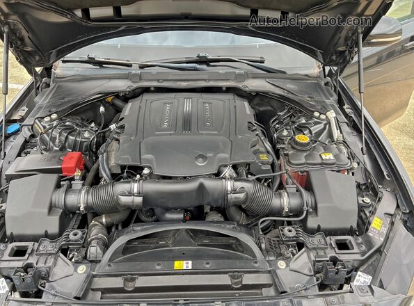 SAJAG4FV7KCP48855 2019 JAGUAR XF Gray წინა სალონის ხედი