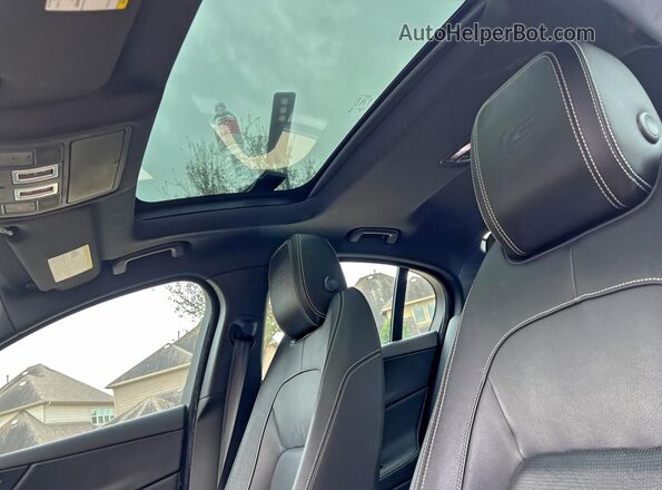 SAJAG4FV7KCP48855 2019 JAGUAR XF Gray უკანა სალონის ხედი