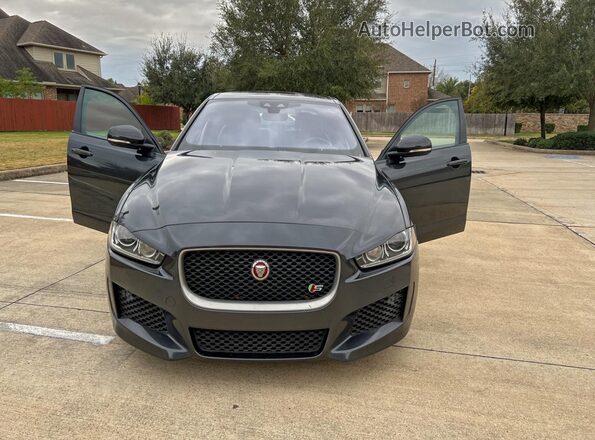 SAJAG4FV7KCP48855 2019 JAGUAR XF Gray ძრავის განყოფილების ხედი