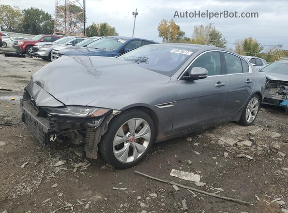 SAJAJ4FX7LCP64526 2020 JAGUAR XF Gray Передня ліва чверть
