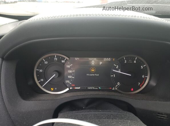 SAJAJ4FX7LCP64526 2020 JAGUAR XF Gray Вид щитка приладів